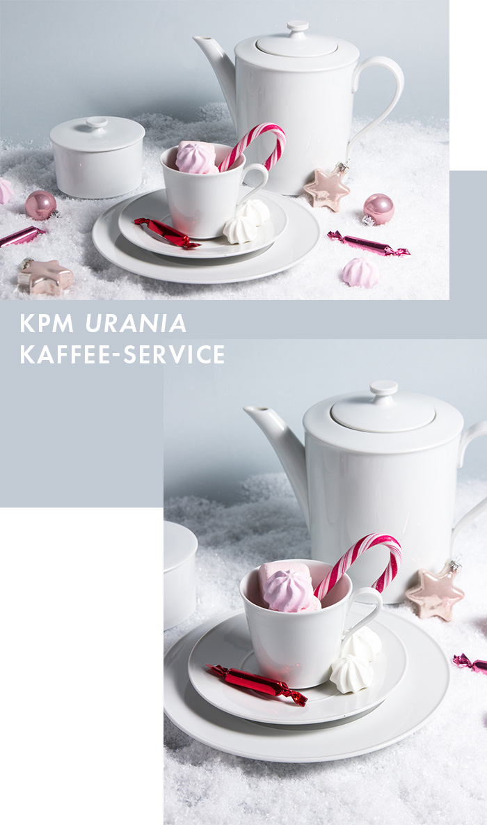 Exklusives Service - KPM Urania Kaffee-Service