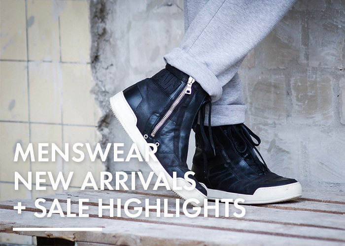Menswear New Arrivals + Sale Highlights