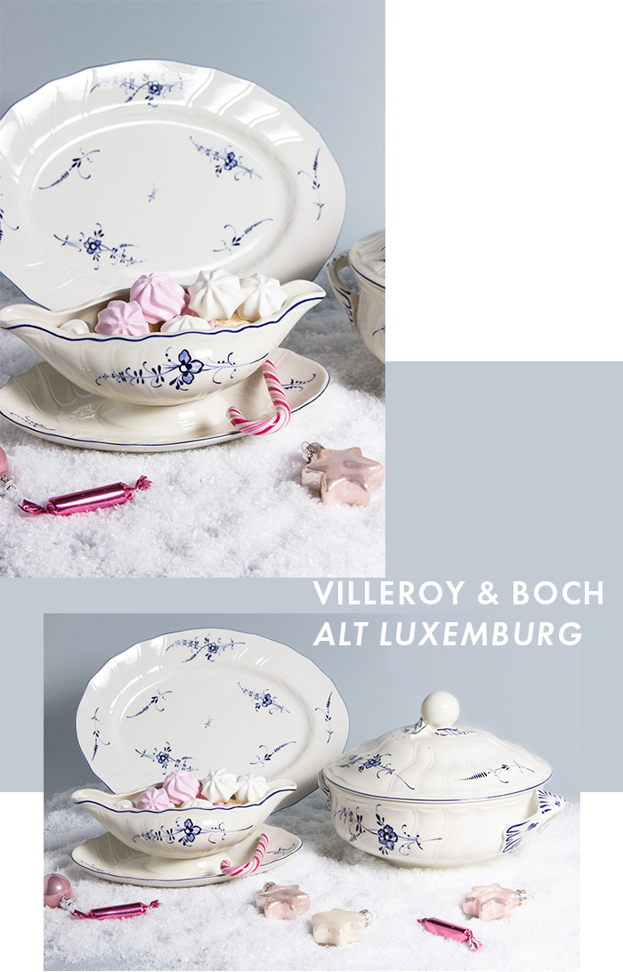 Exklusives Service - Villeroy & Boch Alt Luxemburg Sauciere, Suppenterrine